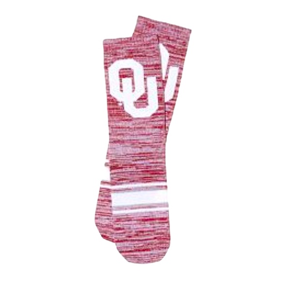 PINK Victoria's Secret Accessories - PINK VS University of Oklahoma Crew Socks